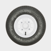 Trailer Wheel & Tyre (400X8) - Black, Black product