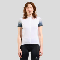 Odlo Maillot de cyclisme à manches courtes Essentials pour femme, XL, blanc product