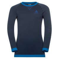 Odlo Sous-vêtement technique t-shirt manches longues Performance Warm pour enfant pour enfant, 140, bleu marine product