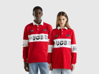 Benetton, Polo Rugby Rossa, Rosso, Donna product