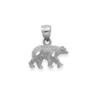 Bear Necklace in Sterling Silver product