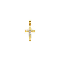 Crucifix Necklace in 9ct Two-Tone Gold product