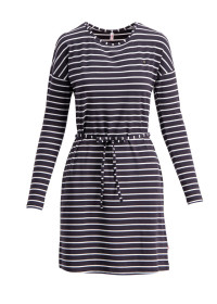 Jerseykleid logo stripes longsleeve dress product