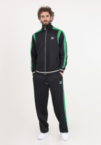 Pantaloni da uomo sportivi t7 verdi neri e bianchi product