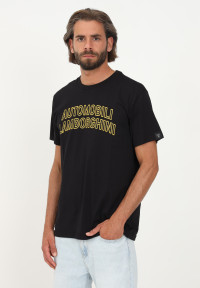 T-shirt Lamborghini nero uomo casual manica corta product