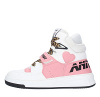 Sneakers alte in pelle e tessuto product