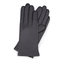 Rękawiczki damskie ze skóry licowej czarne product