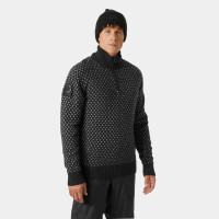 Helly Hansen Men's Arctic Ocean Icelander Wool Knit ½ Zip Sweater Grey XL product