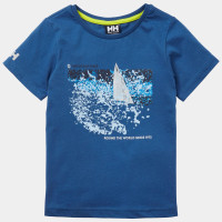 Helly Hansen Kids' And Juniors' Ocean Race Organic Cotton T-shirt Blue 104/4 product