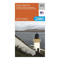 Explorer 352 Islay South Map With Digital Version - Orange, Orange product