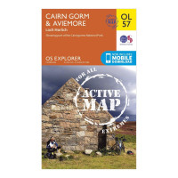 Explorer Active Ol57 Cairn Gorm & Aviemore Map With Digital Version - Orange, Orange product