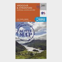 Explorer Active 391 Ardgour & Strontian Map With Digital Version - Clear, Clear product
