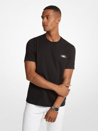 MK T-shirt Empire en coton à logo - Noir - Michael Kors product