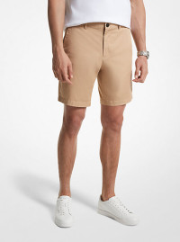 MK Stretch Cotton Shorts - Natural - Michael Kors product
