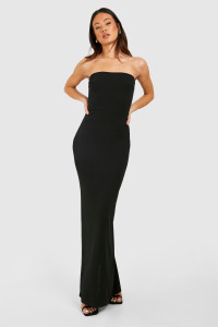 Tall Maxi Bandeau Dress - Black - 8 product