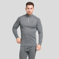 Odlo T-shirt à col montant zippé Active Warm pour homme, XL, gris product
