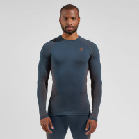 Odlo T-shirt technique à manches longues Performance Warm pour homme, L, bleu marine product