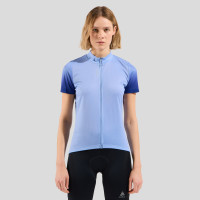 Odlo Maillot de cyclisme à manches courtes Essentials pour femme, XL, bleu product