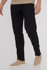 'Fellow' Linen Blend Drawcord Trousers product