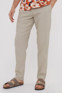 'Annual' Linen Blend Casual Trousers product