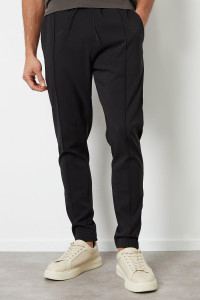 'Swinton' Luxe Pull-On Seam Detail Stretch Trousers product