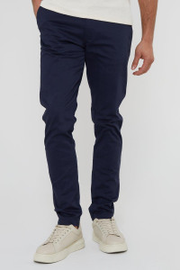 'Castello' Cotton Slim Fit Chino Trousers With Stretch product