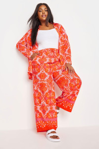 Abstract Print Wide Leg Trousers product