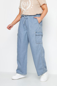 Wide Leg Cargo Jeans product