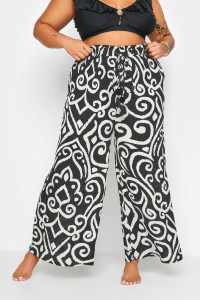 Abstract Print Crinkle Trousers product
