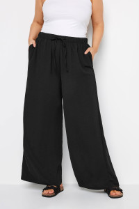 Twill Wide Leg Trousers product