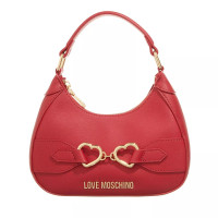 Love Moschino Hobo bags - Double Heart Mini Hobo in rood product