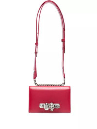 Alexander McQueen Shoppers - The Biker Mini Red Bag in rood product