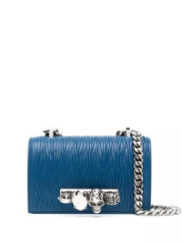 Alexander McQueen Shoppers - The Four Ring Blue Mini Bag in blauw product