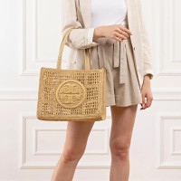 Tory Burch Totes - Ella Hand-Crocheted Small Tote in beige product