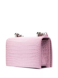 Alexander McQueen Shoppers - The Four Jeweled Ring Pink Mini Bag in poeder roze product