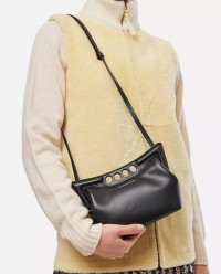 Alexander McQueen Shoppers - Mini Peak Shoulder Bag in zwart product