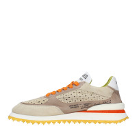 Sneakers in pelle e tessuto product