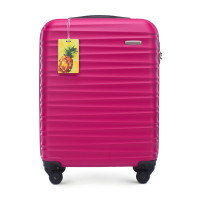 Mała walizka z ABS - u z identyfikatorem różowa product
