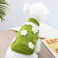 Flower Accent Knit Pet Clothing product