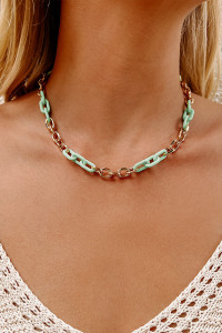 "Yanking My Chain" Choker Necklace (Mint) product