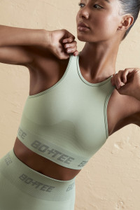 Seamless Racerback Crop Top in Sage product