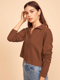 Cashmere Polo Sweater product