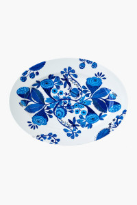 Blue and White Melamine Platter product