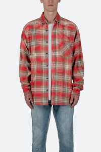 Scorpion Vintage Flannel Shirt - Red/Brown product
