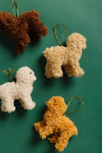 Furry Poodle Ornament product