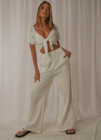 Seville Pant - White Muslin product