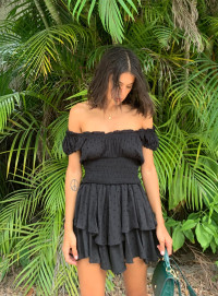 The Love Galore Romper Black Tall product