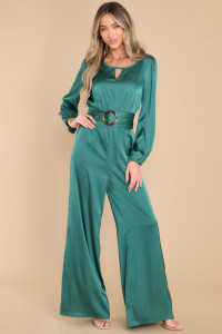 Glance of Elegance Emerald Green Jumpsuit product