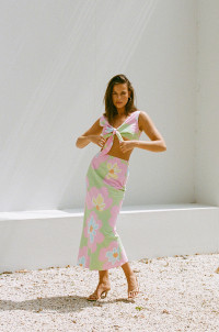 Samira Midi Skirt - Hana Green product