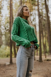 Free People Cutting Edge Cable Pullover product